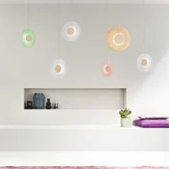 Lampadari Moderni-Ondaluce so candy rg6 lampadario led design moderno per soggiorno
