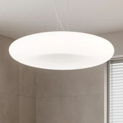 Lampadari Moderni-Ondaluce so dodi lampadario circolare moderno bianco
