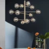 Lampadari Moderni-Ondaluce so eliseo lampadario per salone moderno nero