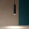 Lampade A Sospensione-Ondaluce so filo pc lampada cilindrica a sospensione nera per penisola cucina