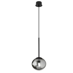 Lampade A Sospensione-Ondaluce so jewel lampada a sospensione nera per isola cucina