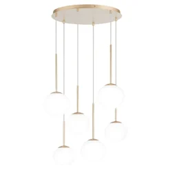 Lampadari Moderni-Ondaluce so jewel lampadario sei sfere oro