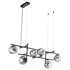 Lampadari Moderni-Ondaluce so jewel lampadario nero nero sfere vetro