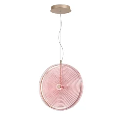 Lampadari Moderni-Ondaluce so jokey pc lampadario moderno vetro rosa led