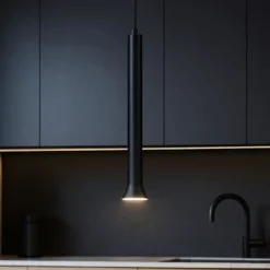 Lampade A Sospensione-Ondaluce so lila gr lampada a sospensione nera gu10