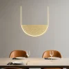 Lampadari Moderni-Ondaluce so lotus oro lampadario moderno led dimmerabile