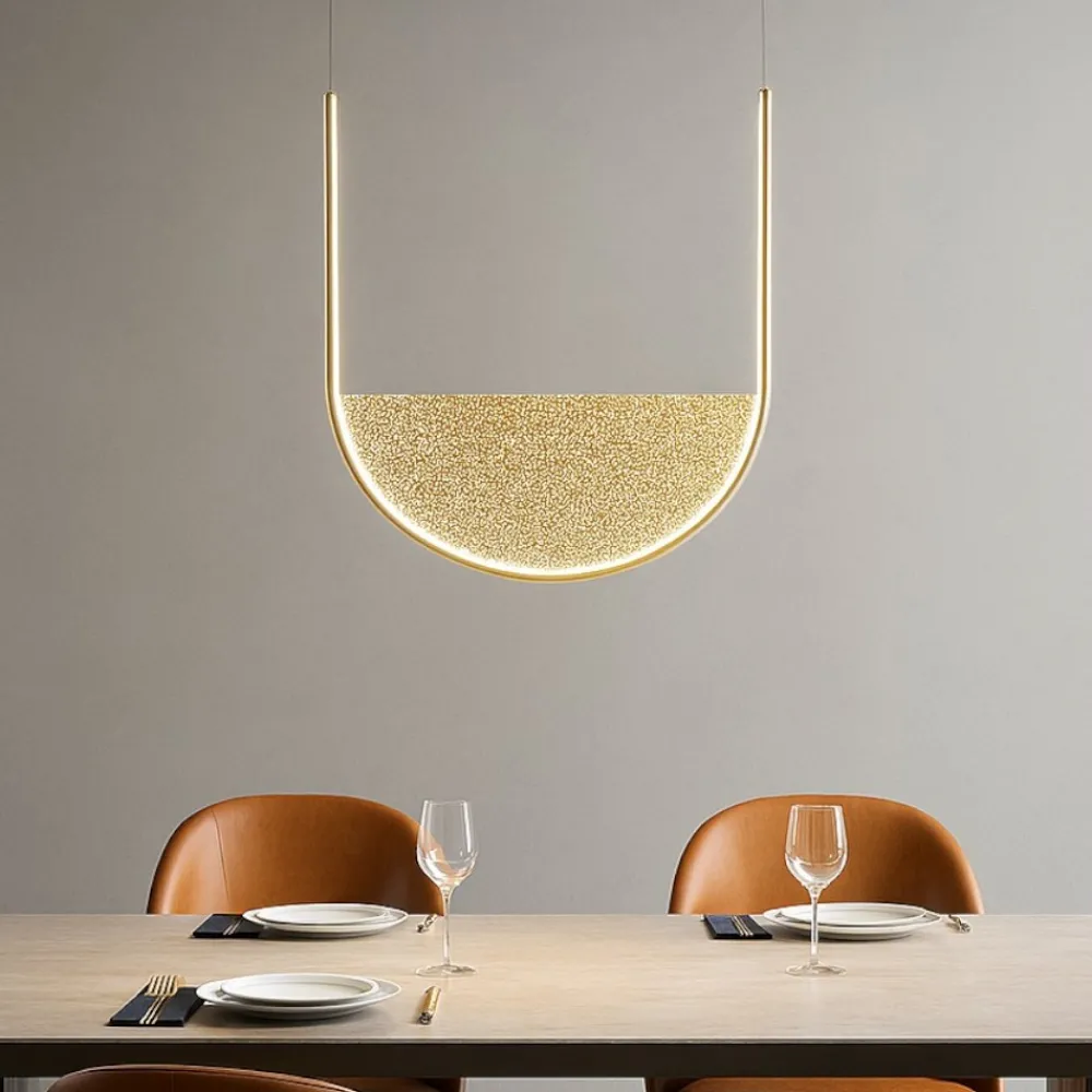 Lampadari Moderni-Ondaluce so lotus oro lampadario moderno led dimmerabile