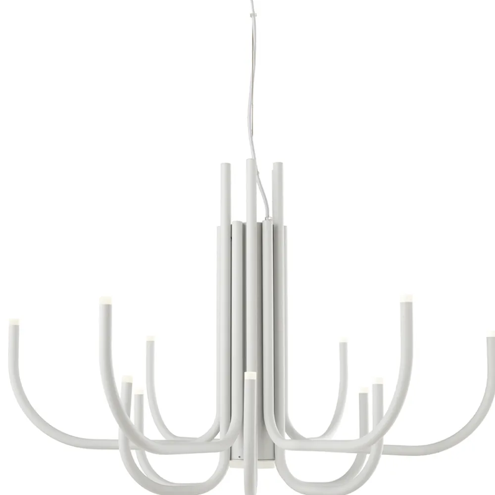 Lampadari Moderni-Ondaluce so nouveau bianco lampadario led moderno