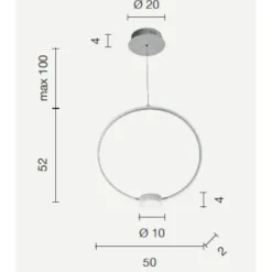 Lampadari Moderni-Ondaluce so omega gr bco lampadario moderno bianco led