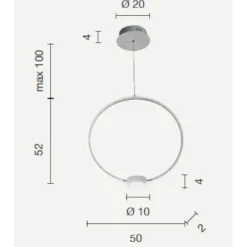 Lampadari Moderni-Ondaluce so omega gr nero lampadario led dimmerabile