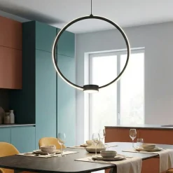 Lampadari Moderni-Ondaluce so omega pc nero lampadario moderno led