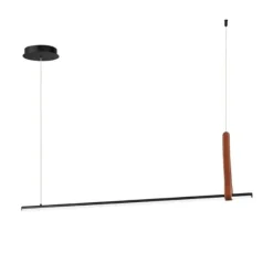 Lampadari Moderni-Ondaluce so regoli 110 lampadario nero led per tavolo da pranzo