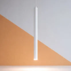 Lampade A Sospensione-Ondaluce so tube lampada a sospensione bianca moderna led 5w 3000k per cucina
