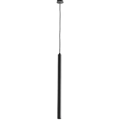 Lampade A Sospensione-Ondaluce so tube lampada a sospensione led per isola cilindro nero