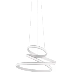 Lampadari Moderni-Ondaluce so vuelta bianco lampadario led design moderno
