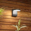 Applique Da Esterno-Ondaluce zenga applique antracite per esterno led 20w 3000k ip65