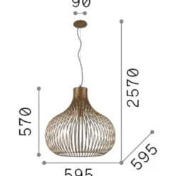 Lampadari Moderni-Ideal Lux Onion sp1 d59 lampadario design moderno