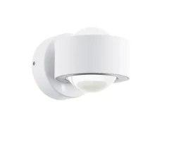 Applique Da Parete-Eglo Ono applique occhio led 5w 3000k moderna bianco