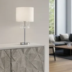 Lampade Da Tavolo-Ideal Lux Opera tl1 lampada da cassettone stile contemporaneo