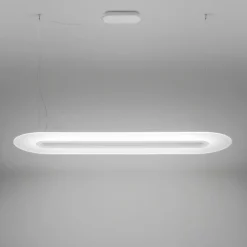 Lampadari Moderni-Stilnovo Optiline lampadario moderno bianco led 47w dimmerabile