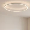 Plafoniere Moderne-Ideal Lux Oracle slim pl d090 round plafoniera led 3000k 90cm per soggiorno