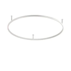 Plafoniere Moderne-Ideal Lux Oracle slim pl d090 round plafoniera led 3000k 90cm per soggiorno