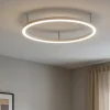 Plafoniere Moderne-Ideal Lux Oracle slim pl d050 round plafoniera led 3000k tonda 50cm bianca per ingresso