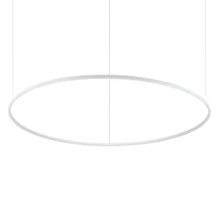 Lampadari Moderni-Ideal Lux Oracle slim sp d150 round lampadario bianco led 89w 3000k