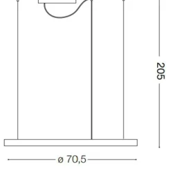 Lampadari Moderni-Ideal Lux Oracle slim sp d070 round lampadario bianco 38w 3000k