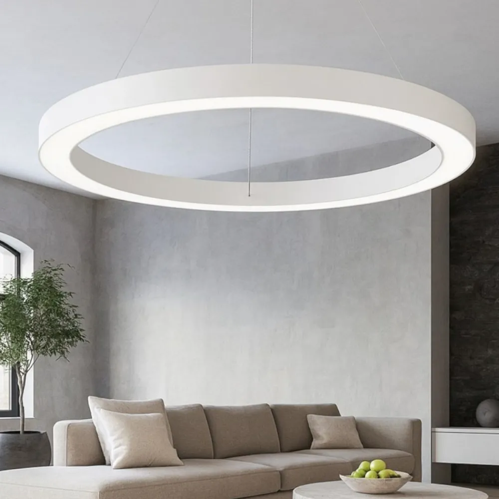 Lampadari Moderni-Ideal Lux Oracle sp d70 lampadario design particolare bianco led 35w 3000k