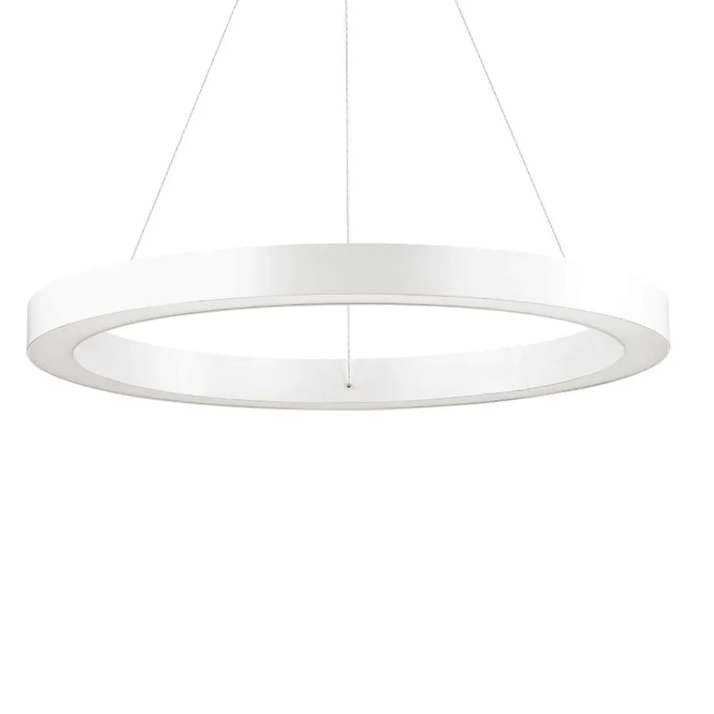 Lampadari Moderni-Ideal Lux Oracle sp d60 lampadario rotondo 33w led 3000k bianco