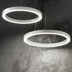 Lampadari Moderni-Ideal Lux Oracle sp d60 lampadario rotondo 33w led 3000k bianco