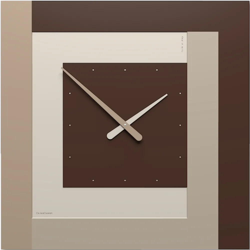 Orologi Da Parete Moderni-Selezionato da Mazzolaluce Orologio a parete grande cioccolato