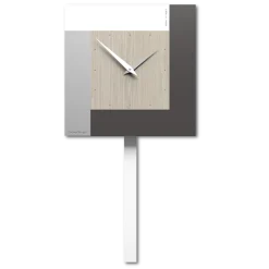 Orologi Da Parete Moderni-Selezionato da Mazzolaluce Orologio a pendolo a parete moderno rovere breeze
