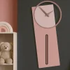 Orologi Da Parete Moderni-Selezionato da Mazzolaluce Orologio a pendolo da parete sherlock legno rosa antico