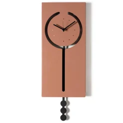 Orologi Da Parete Moderni-Selezionato da Mazzolaluce Orologio a pendolo moderno da parete mousse e nero
