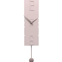 Orologi Da Parete Moderni-Selezionato da Mazzolaluce Orologio a pendolo parete moderno legno colore sabbia rosata