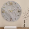 Orologi Da Parete Moderni-Selezionato da Mazzolaluce Orologio da muro 40cm reale effetto marmorizzato moderno