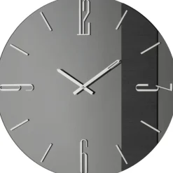Orologi Da Parete Moderni-Selezionato da Mazzolaluce Orologio da muro mantra in vetro fume 60cm rotondo design moderno