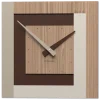 Orologi Da Parete Moderni-Selezionato da Mazzolaluce Orologio da muro moderno noce canaletto clock40
