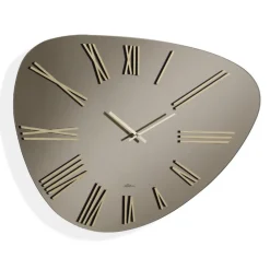 Orologi Da Parete Moderni-Selezionato da Mazzolaluce Orologio da muro moderno 60x90 vetro bronzo numeri romani