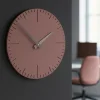 Orologi Da Parete Moderni-Selezionato da Mazzolaluce Orologio da muro particolare rosa nuvola in legno taglio laser