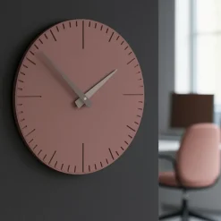 Orologi Da Parete Moderni-Selezionato da Mazzolaluce Orologio da muro particolare rosa nuvola in legno taglio laser