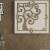 Orologi Da Parete Moderni-Bongelli Preziosi Orologio da parete albero della vita rovere