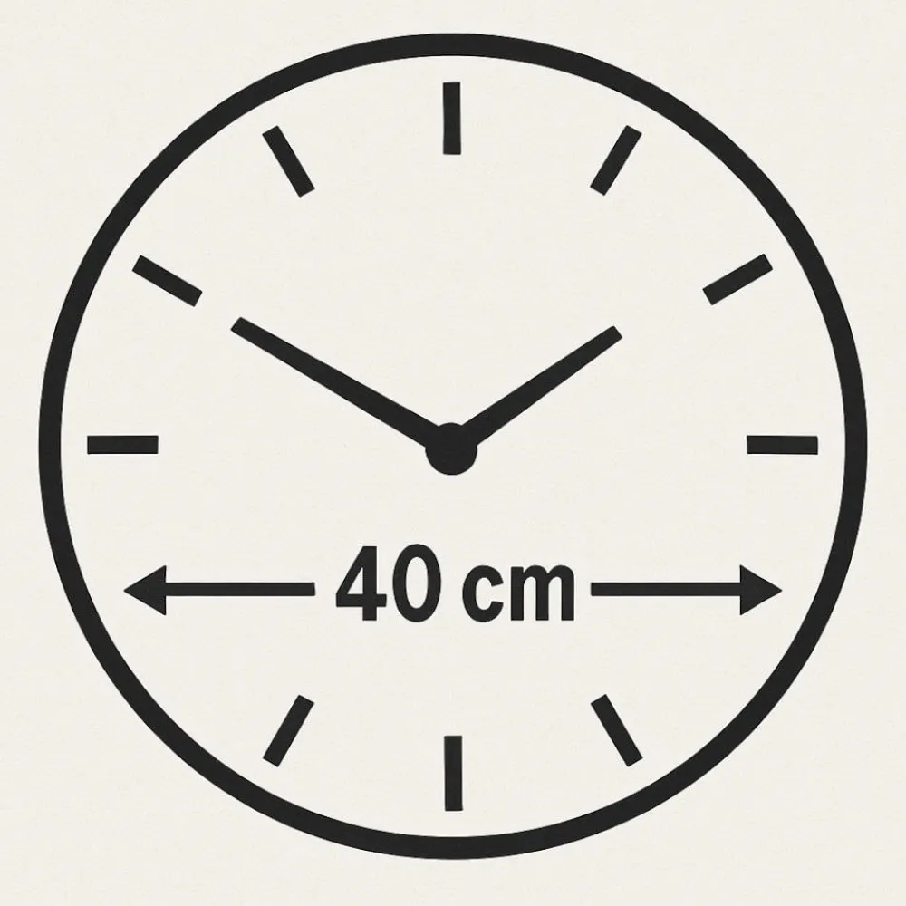 Orologi Da Parete Moderni-Selezionato da Mazzolaluce Orologio da parete buio 40cm effetto marmo nero moderno