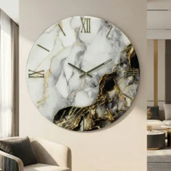 Orologi Da Parete Moderni-Selezionato da Mazzolaluce Orologio da parete 100 cm di grandi dimensioni rotondo in resina