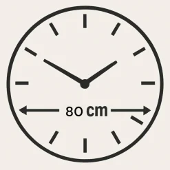 Orologi Da Parete Moderni-Selezionato da Mazzolaluce Orologio da parete 80cm fiore peonia resina decoro oro cristalli