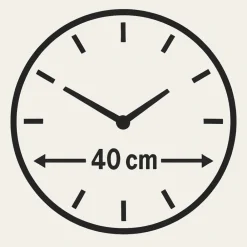 Orologi Da Parete Moderni-Selezionato da Mazzolaluce Orologio da parete 40cm floreale resina ludico oro cristalli