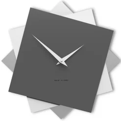 Orologi Da Parete Moderni-Selezionato da Mazzolaluce Orologio da parete 35cm grigio quarzo bianco moderno