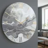 Orologi Da Parete Moderni-Selezionato da Mazzolaluce Orologio da parete 80cm in resina nero chiaro con cristalli moderno
